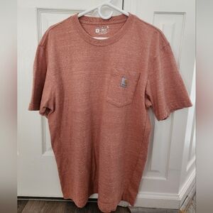 Carhartt Men's Short Sleeve Tee In Heathered Orange